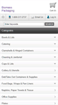 Mobile Screenshot of biomasspackagingstore.com